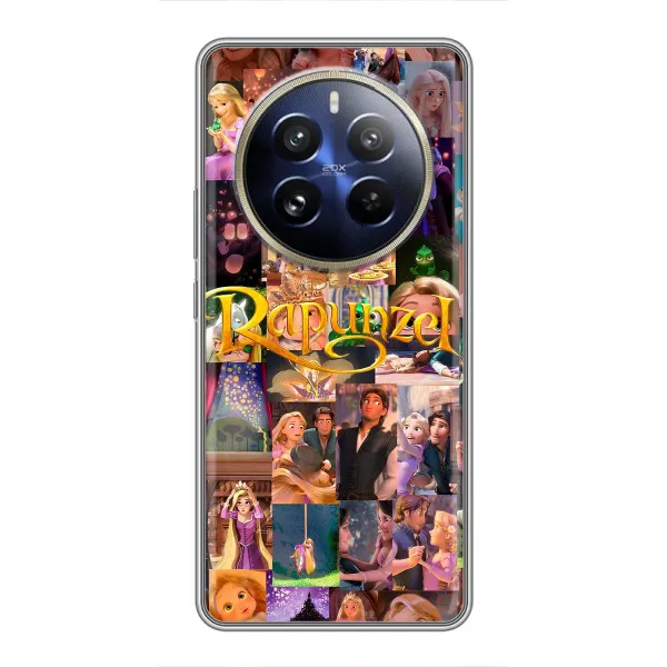 Чохол з принтом «Колаж Рапунцель» для Realme 12 Pro Plus