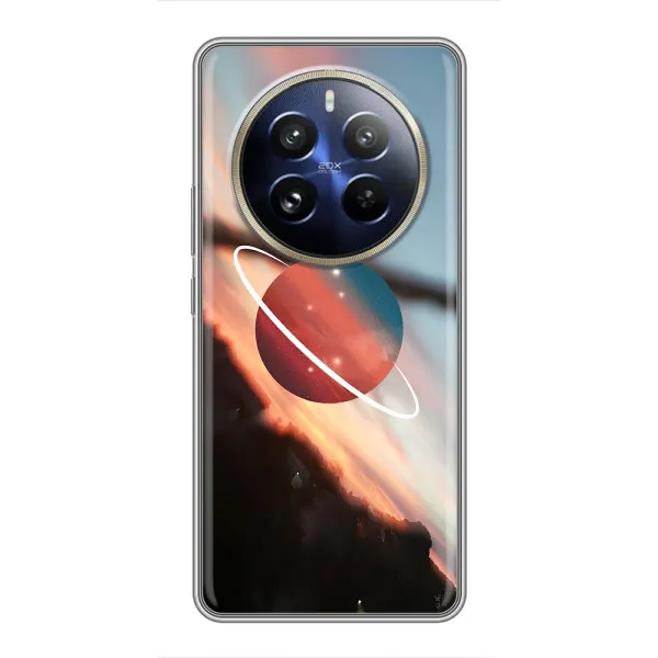 Чехол с принтом «Сатурн» для Realme 12 Pro Plus