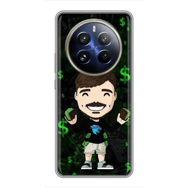 Чохол з принтом «Блогер Beast» для Realme 12 Pro Чохол з принтом «Блогер Beast» для Realme 12 Pro