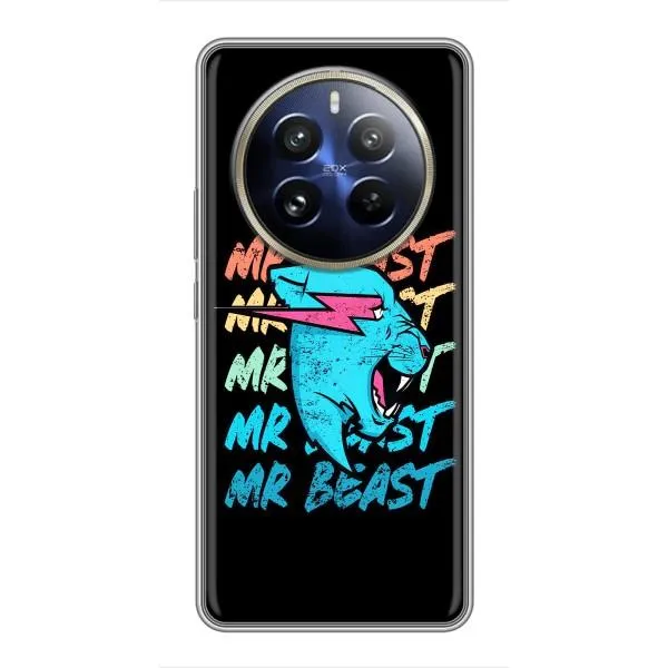 Чохол з принтом «logo Mr beast» для Realme 12 Pro Чохол з принтом «logo Mr beast» для Realme 12 Pro