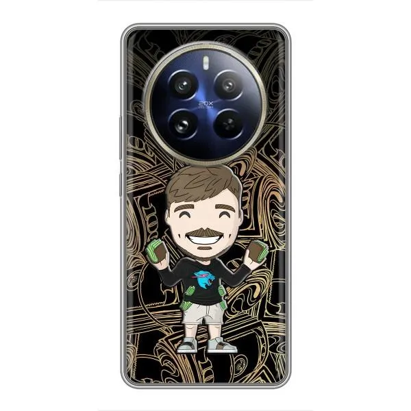 Чохол з принтом «Mister Beast» для Realme 12 Pro Чохол з принтом «Mister Beast» для Realme 12 Pro