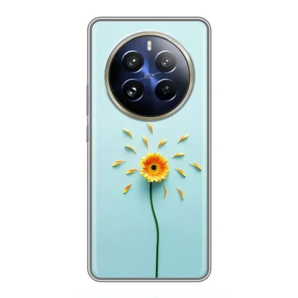 Чохол з принтом «Жовта квітка» для Realme 12 Pro Чохол з принтом «Жовта квітка» для Realme 12 Pro