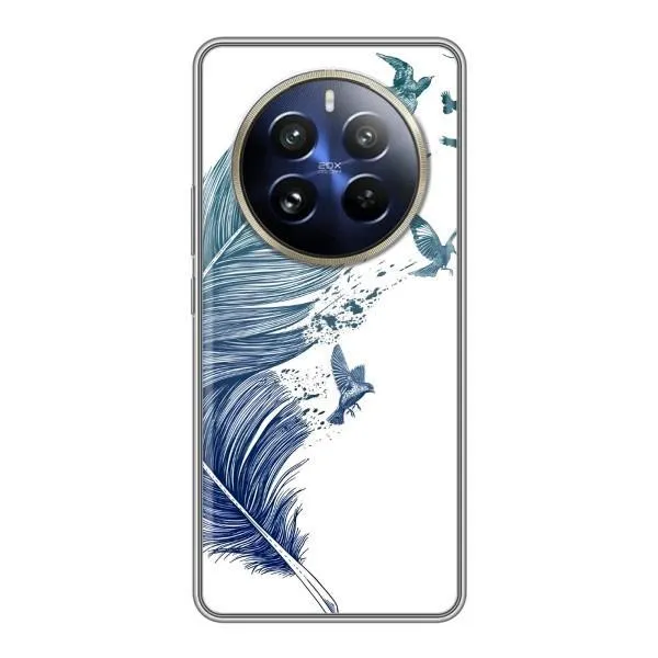 Чохол з принтом «Перо» для Realme 12 Pro