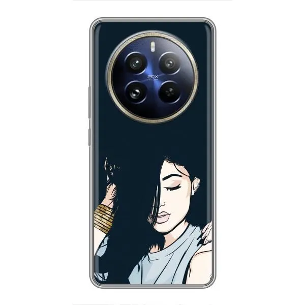 Чохол з принтом «Гарна дівчина» для Realme 12 Pro