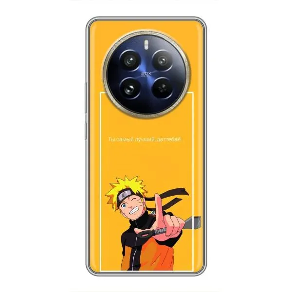 Чохол з принтом «Аніме Наруто» для Realme 12 Pro