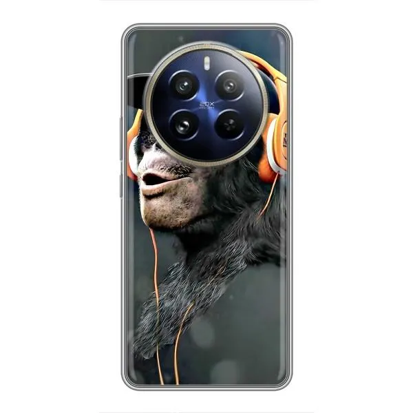 Чохол з принтом «В навушниках» для Realme 12 Pro Чохол з принтом «В навушниках» для Realme 12 Pro