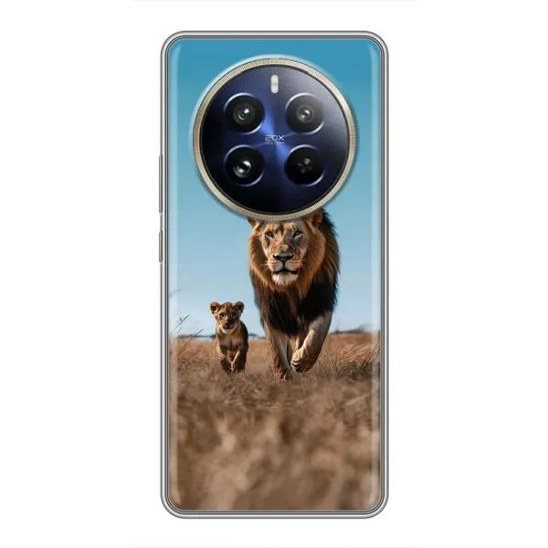 Чехол с принтом «Мусафа и Симба» для Realme 12 Pro