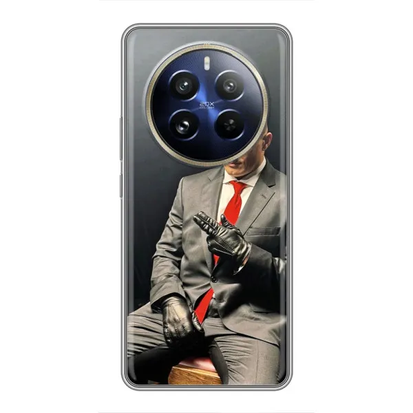 Чехол с принтом «Усик Hitman» для Realme 12 Pro