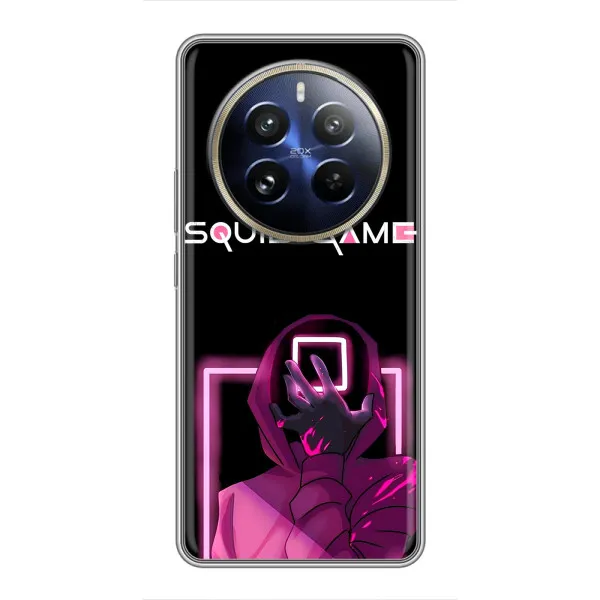 Чехол с принтом «Неоновый охранник игры» для Realme 12 Pro