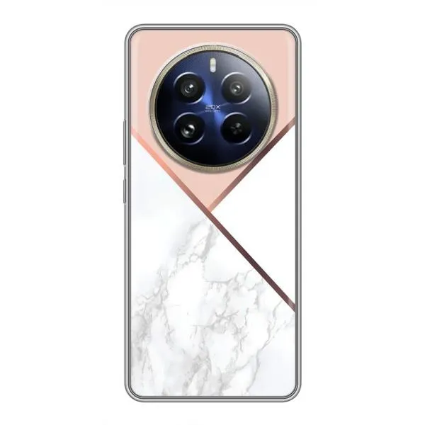 Чехол с принтом «Тройной мрамор» для Realme 12 Pro