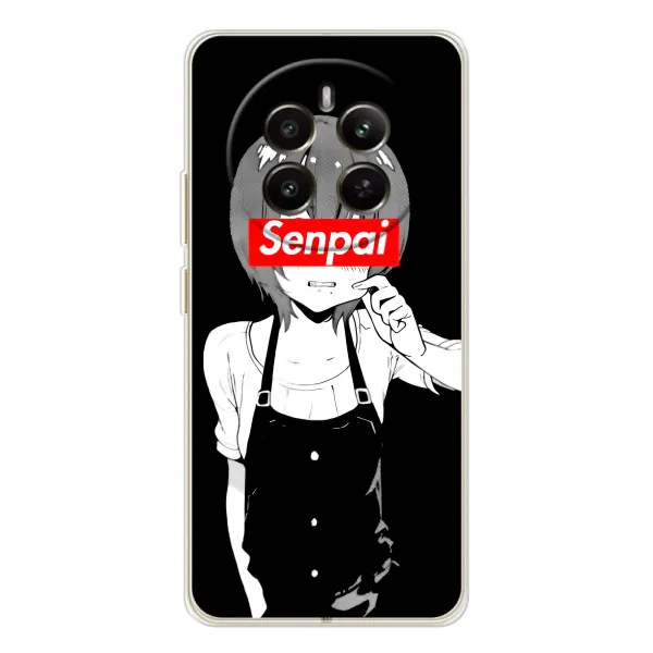 Чохол з принтом «Senpai» для Realme 12 Чохол з принтом «Senpai» для Realme 12