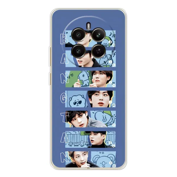 Чохол з принтом «Bangtan» для Realme 12 Чохол з принтом «Bangtan» для Realme 12