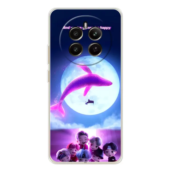 Чохол з принтом «КИТ BTS» для Realme 12 Чохол з принтом «КИТ BTS» для Realme 12