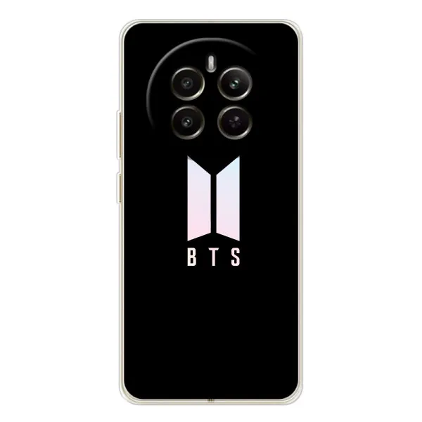 Чохол з принтом «Лого BTS» для Realme 12 Чохол з принтом «Лого BTS» для Realme 12