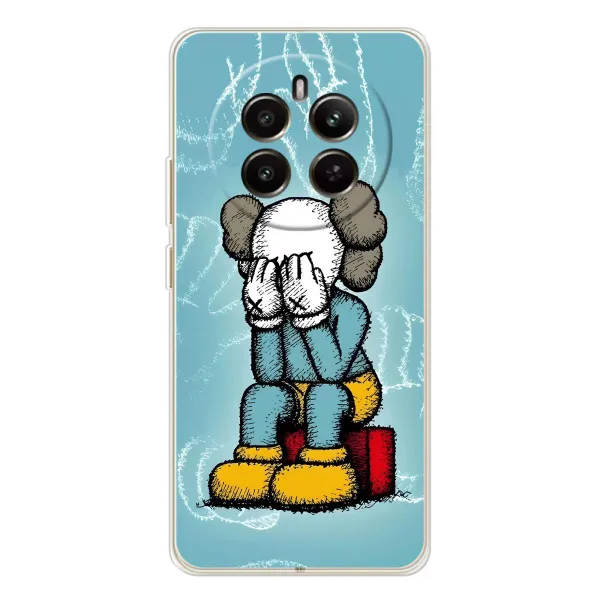 Чехол с принтом «Плач Bearbrick» для Realme 12
