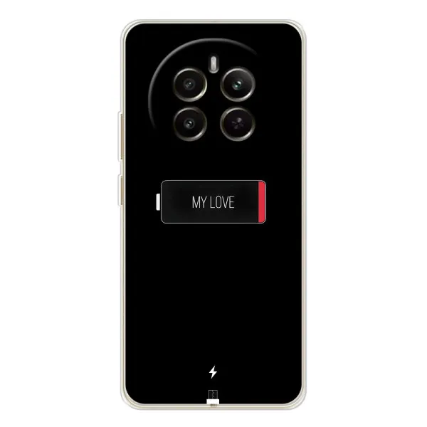 Чехол с принтом «Love battery» для Realme 12 Чехол с принтом «Love battery» для Realme 12