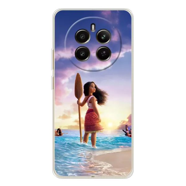 Чехол с принтом «Моана с веслом» для Realme 12
