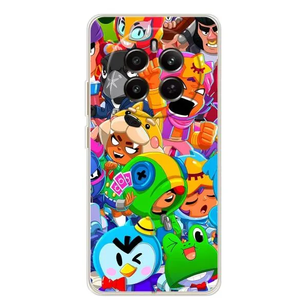 Чехол с принтом «Герои Бравл Старс» для Realme 13 4G