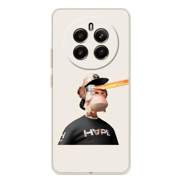 Чехол с принтом «обезьяна NFT в очках» для Realme 13 4G