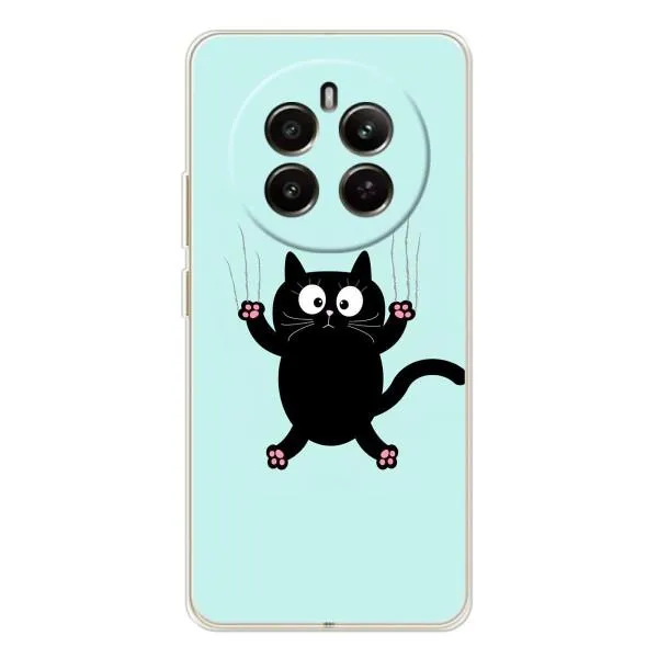Чехол с принтом «Падающий кот» для Realme 13 4G Чехол с принтом «Падающий кот» для Realme 13 4G