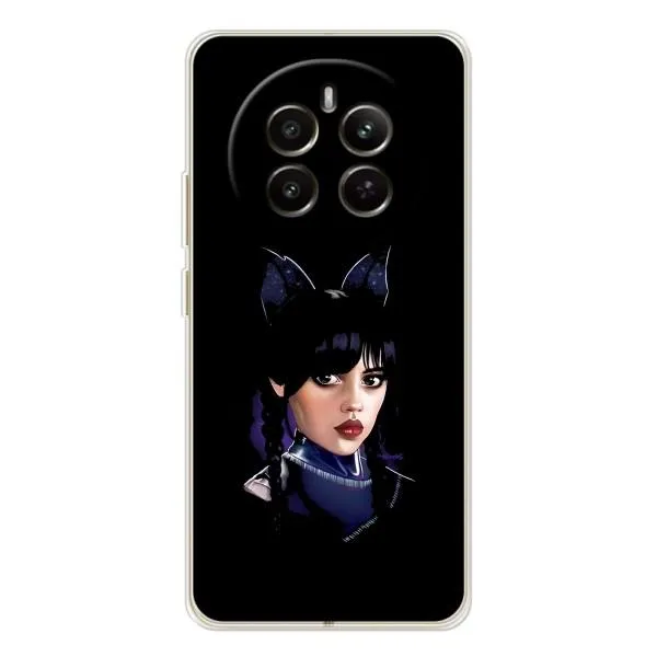 Чехол с принтом «серьезная Уэнздей» для Realme 13 4G Чехол с принтом «серьезная Уэнздей» для Realme 13 4G