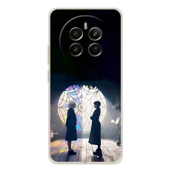 Чехол с принтом «Уэнздей и Инид» для Realme 13 4G Чехол с принтом «Уэнздей и Инид» для Realme 13 4G