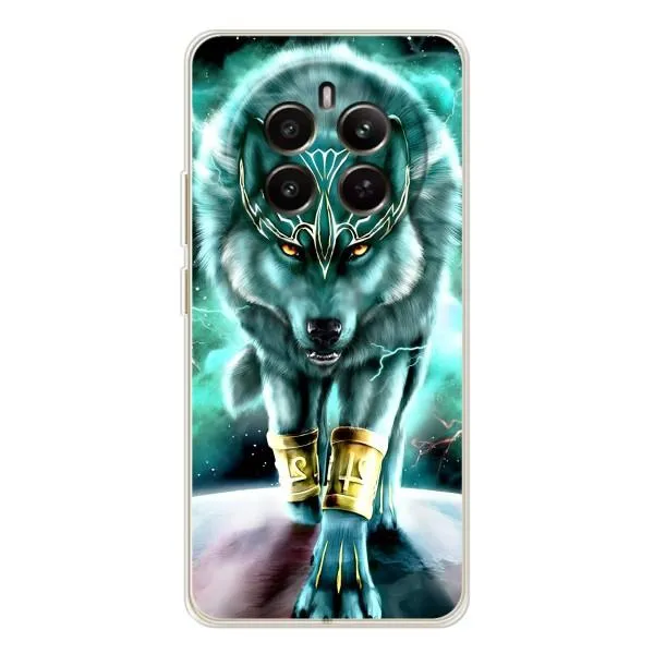 Чехол с принтом «Яркий волк» для Realme 13 4G