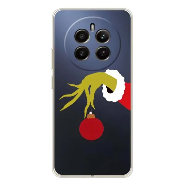 Чехол с принтом «Гринч с игрушкой» для Realme 13 4G