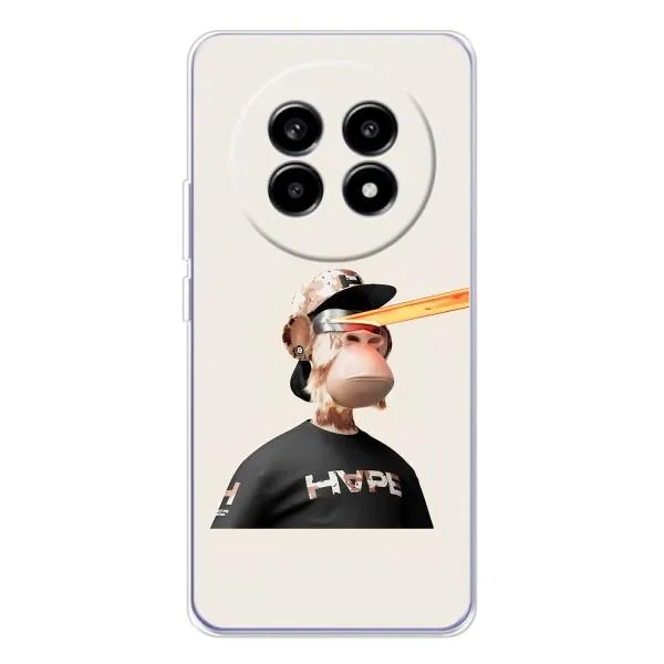 Чехол с принтом «обезьяна NFT в очках» для Realme 13 Pro Plus