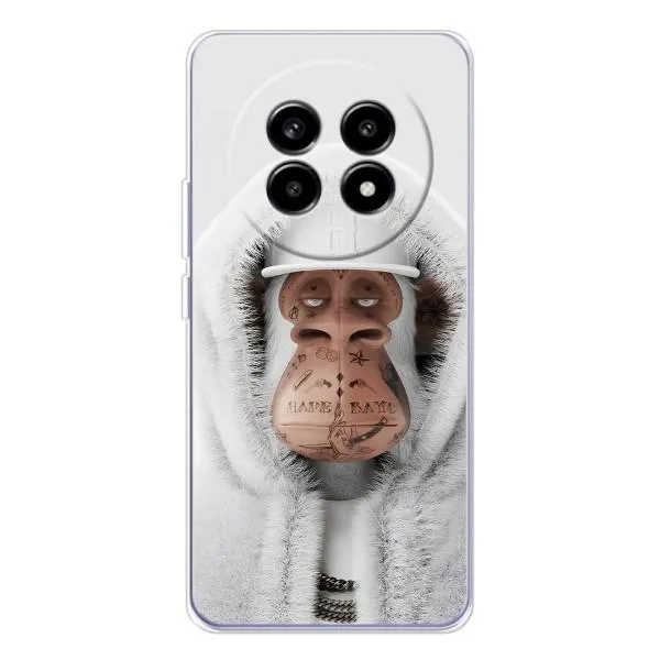 Чехол с принтом «обезьяна NFT в тату» для Realme 13 Pro Plus