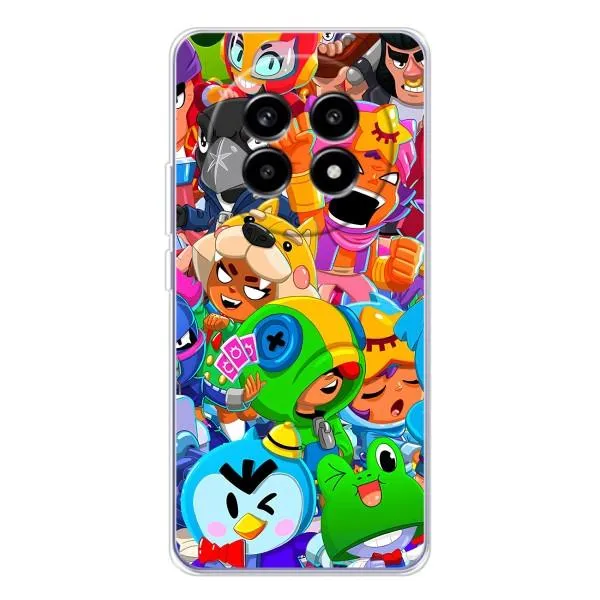 Чохол з принтом «Герої Бравл Старс» для Realme 13 Pro Plus Чохол з принтом «Герої Бравл Старс» для Realme 13 Pro Plus