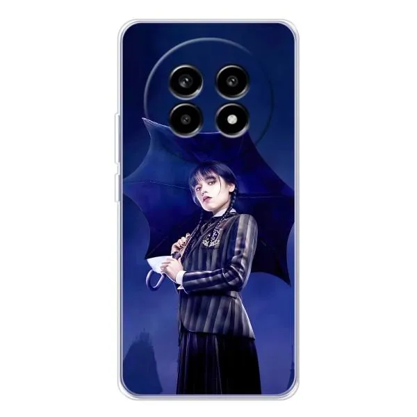 Чехол с принтом «Уэнздей с зонтом» для Realme 13 Pro Plus