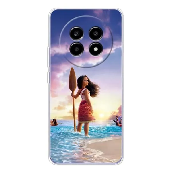 Чехол с принтом «Моана с веслом» для Realme 13 Pro Plus