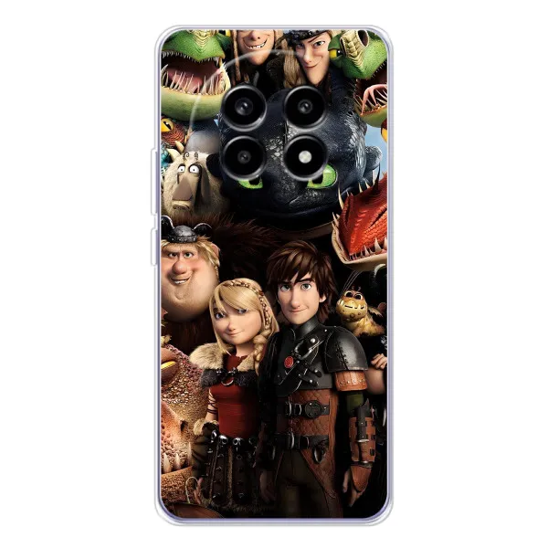 Чехол с принтом «Персонажи дракона» для Realme 13 Pro Plus