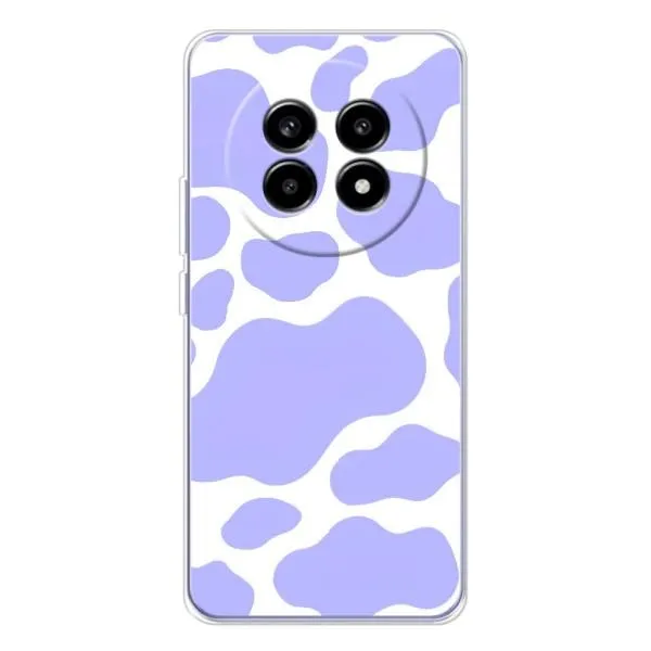 Чехол с принтом «Фиолетова Буренка» для Realme 13 Pro Plus