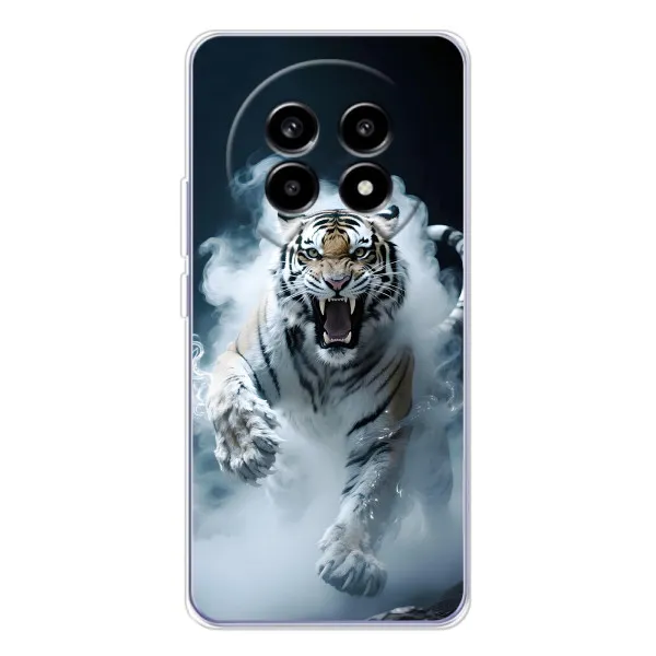Чехол с принтом «Белый тигр в дыму» для Realme 13 Pro Plus Чехол с принтом «Белый тигр в дыму» для Realme 13 Pro Plus