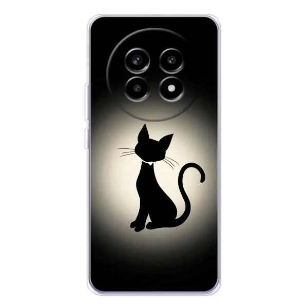 Чехол с принтом «Силуэт котика» для Realme 13 Pro Чехол с принтом «Силуэт котика» для Realme 13 Pro