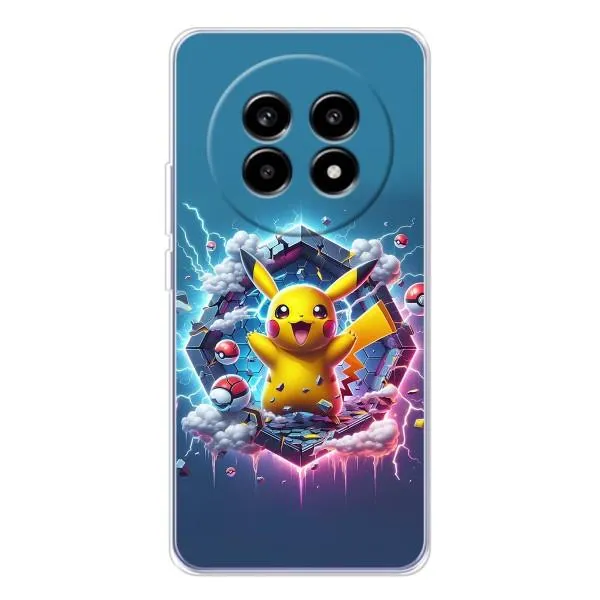 Чехол с принтом «Лого Пикачу» для Realme 13 Pro