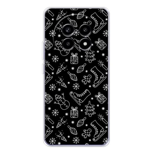 Чехол с принтом «Новогодний фон» для Realme 13 Pro