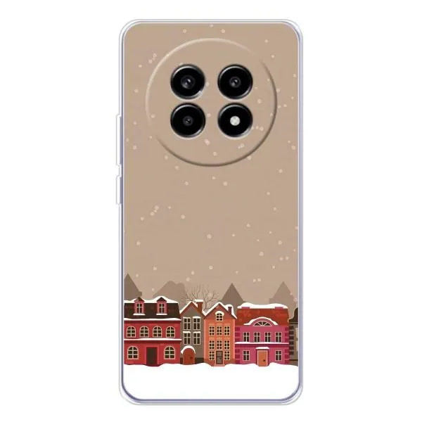 Чехол с принтом «Зимний город» для Realme 13 Pro