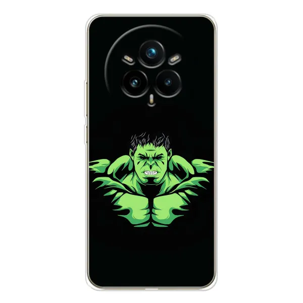 Чехол с принтом «Зелёный Халк» для Realme 14 Pro 5G