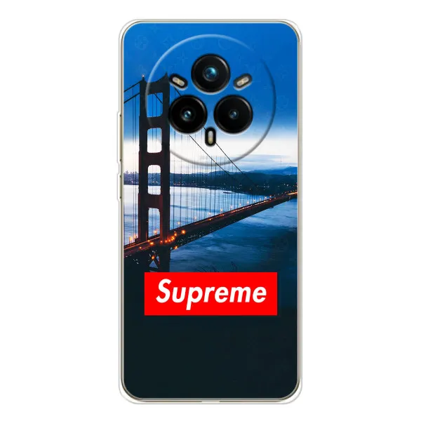 Чехол с принтом «Стиль Supreme» для Realme 14 Pro 5G