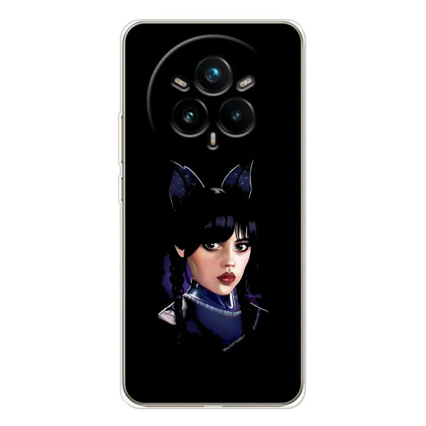 Чохол з принтом «серйозна Венздей» для Realme 14 Pro 5G