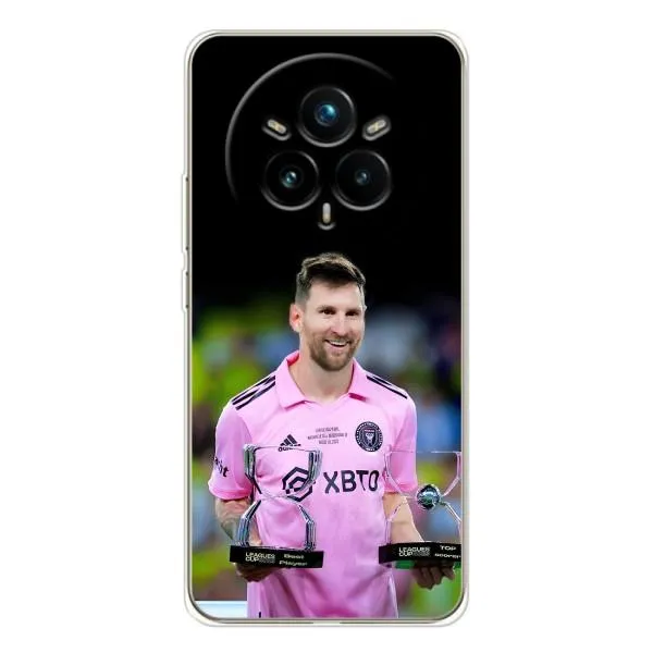 Чехол с принтом «Кубки Месси» для Realme 14 Pro Plus