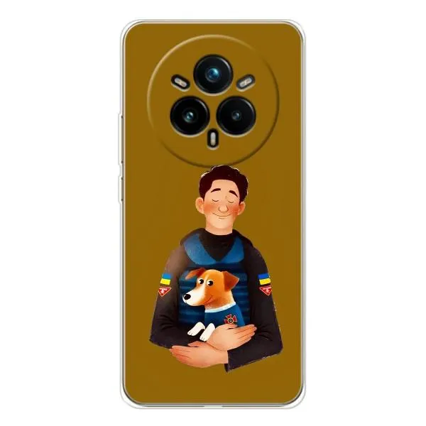 Чехол с принтом «ЗСУ Патрон» для Realme 14 Pro Plus Чехол с принтом «ЗСУ Патрон» для Realme 14 Pro Plus