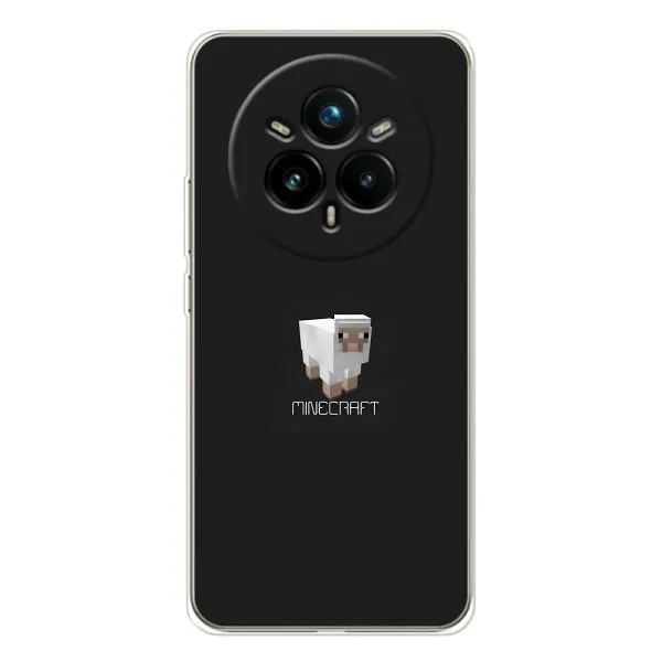 Чохол з принтом «Овечка Майнкрафт» для Realme 14 Pro Plus