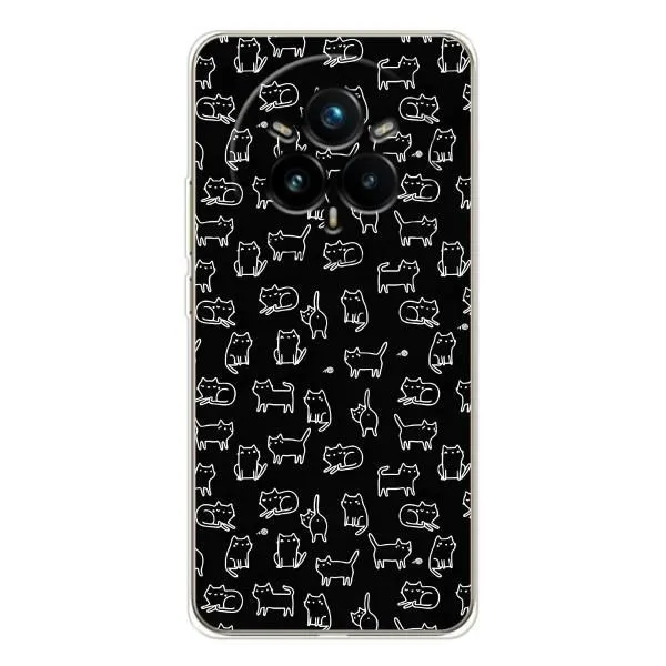 Чехол с принтом «Меленькие котики» для Realme 14 Pro Plus Чехол с принтом «Меленькие котики» для Realme 14 Pro Plus