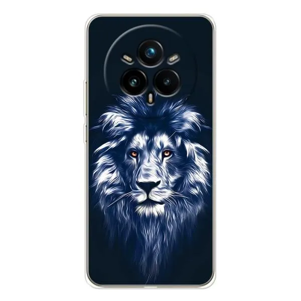 Чехол с принтом «Синий Лев» для Realme 14 Pro Plus Чехол с принтом «Синий Лев» для Realme 14 Pro Plus