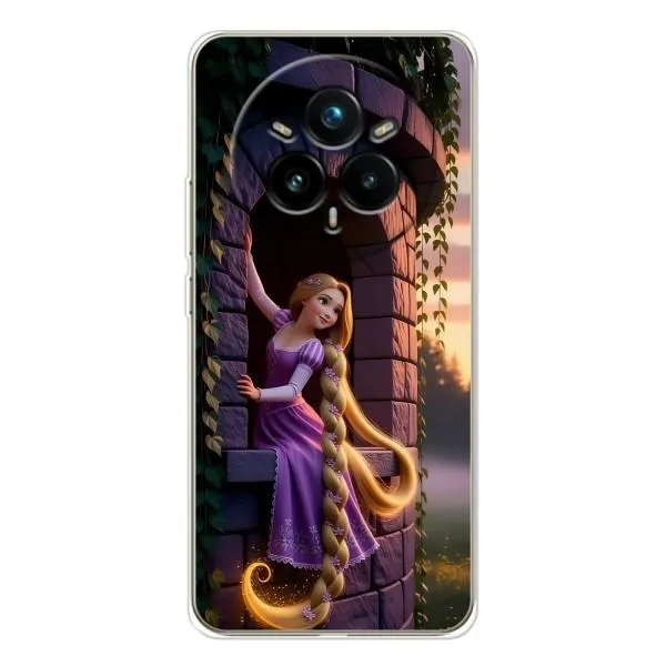 Чехол с принтом «Рапунцель на башне» для Realme 14 Pro Plus
