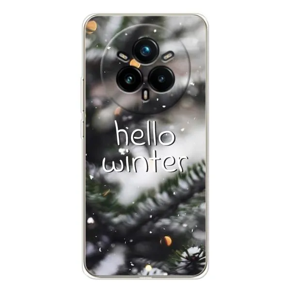 Чехол с принтом «Hello winter» для Realme 14 Pro Plus